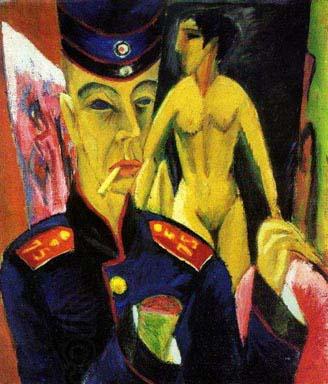 Ernst Ludwig Kirchner Self Portrait as a Soldier China oil painting art